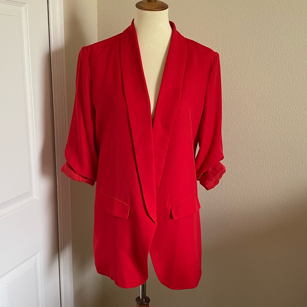 Red Blazer Jacket